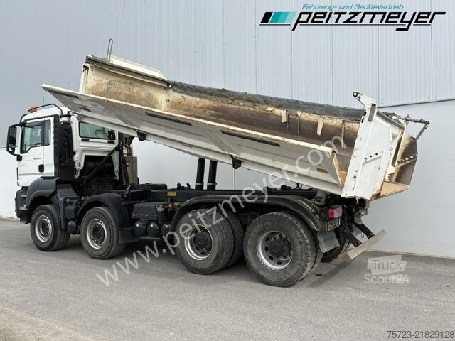 Camion-benne tricar MAN TGS 35.510 FK 8x4, Klima, Bordmatik, AHK