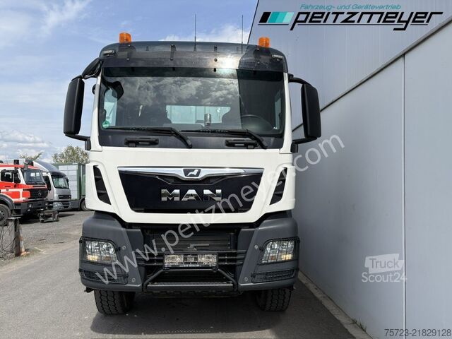 Camion-benne tricar MAN TGS 35.510 FK 8x4, Klima, Bordmatik, AHK