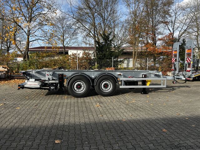 Remorque à châssis interchangeable Möslein BDF  Tandem- BDF- Wechselanhänger - Ladebordwand