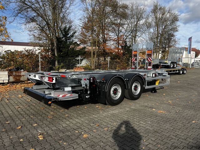 Remorque à châssis interchangeable Möslein BDF  Tandem- BDF- Wechselanhänger - Ladebordwand