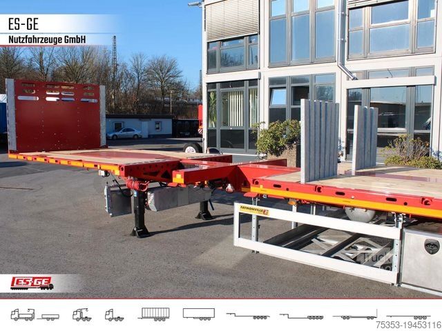 Arbetsplattform semitrailer FAYMONVILLE Telemax Megatrailer - hydr. gelenkt