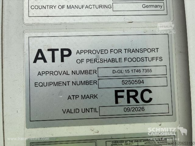 Chladírenský návěs Schmitz Cargobull Tiefkühler Standard Doppelstock