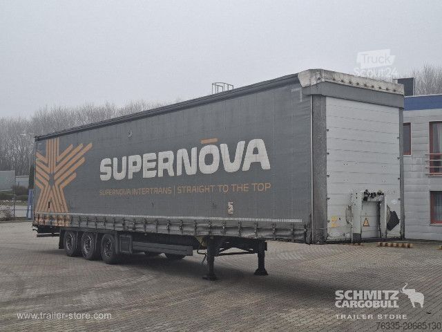 Auflieger mit Pritsche & Plane Schmitz Cargobull Curtainsider Mega