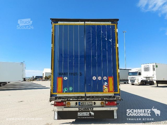 Auflieger mit Pritsche & Plane Schmitz Cargobull Curtainsider Mega