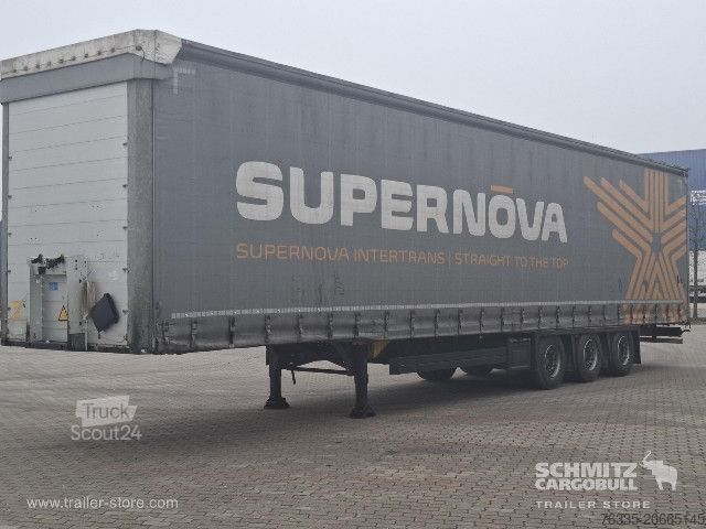 Auflieger mit Pritsche & Plane Schmitz Cargobull Curtainsider Mega