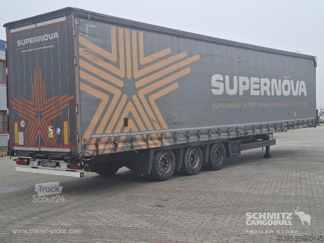 Auflieger mit Pritsche & Plane Schmitz Cargobull Curtainsider Mega
