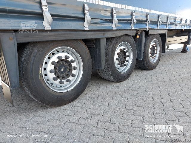 Auflieger mit Pritsche & Plane Schmitz Cargobull Curtainsider Mega