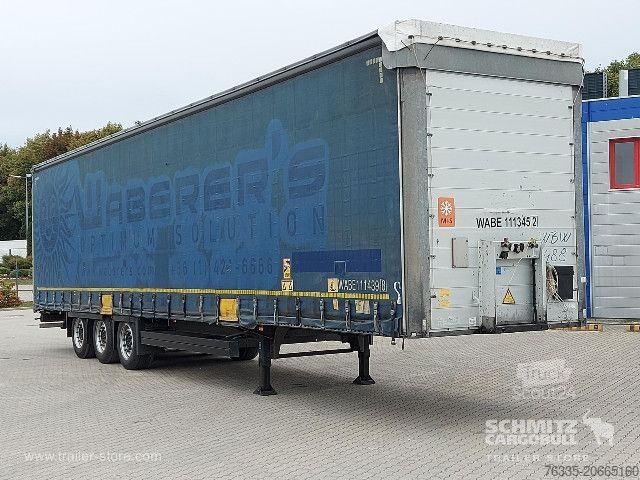 Auflieger mit Pritsche & Plane Schmitz Cargobull Curtainsider Mega