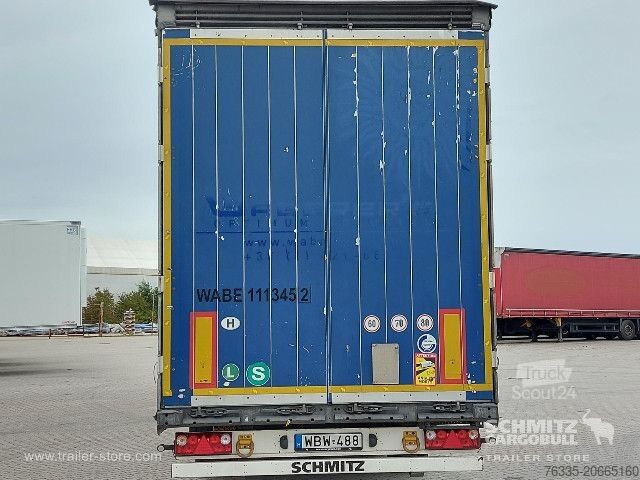 Auflieger mit Pritsche & Plane Schmitz Cargobull Curtainsider Mega