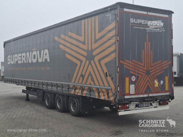 Auflieger mit Pritsche & Plane Schmitz Cargobull Curtainsider Mega