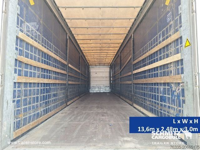 Auflieger mit Pritsche & Plane Schmitz Cargobull Curtainsider Mega