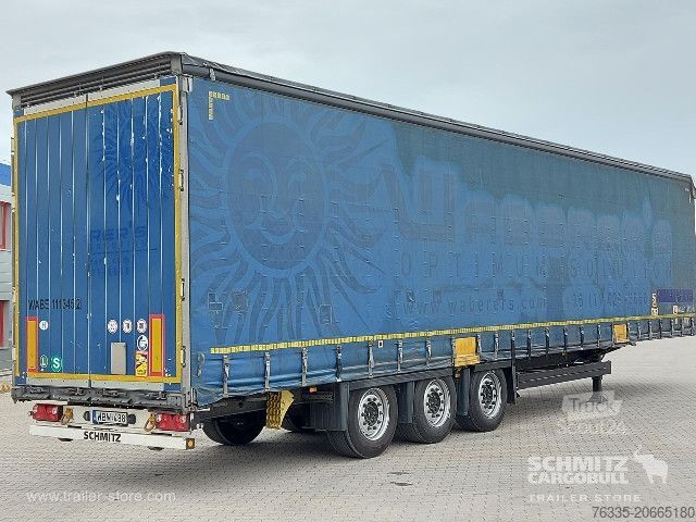 Auflieger mit Pritsche & Plane Schmitz Cargobull Curtainsider Mega