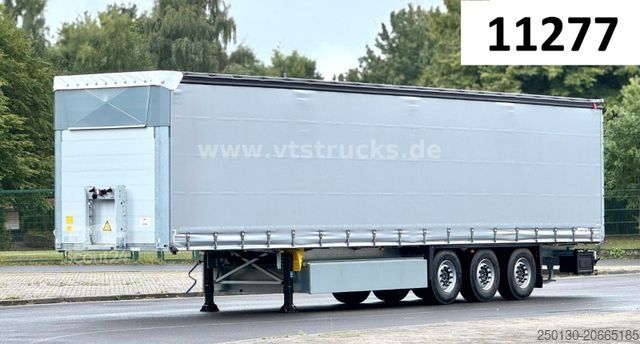 Open oplegger met zeil SCHMITZ CARGOBULL SCB S3 Lift Achse Edscha Hubdach