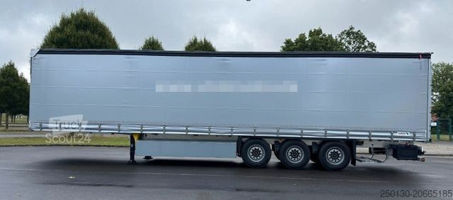 Open oplegger met zeil SCHMITZ CARGOBULL SCB S3 Lift Achse Edscha Hubdach