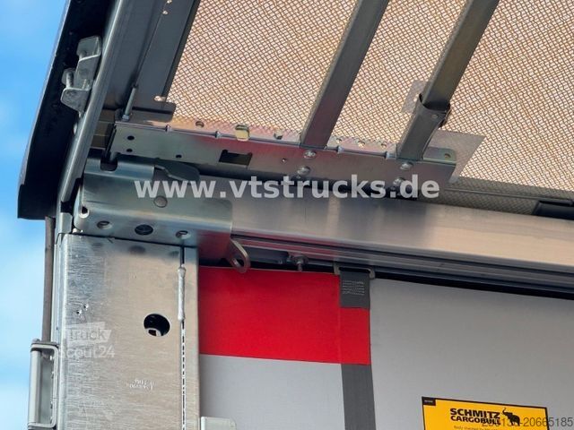 Open oplegger met zeil SCHMITZ CARGOBULL SCB S3 Lift Achse Edscha Hubdach