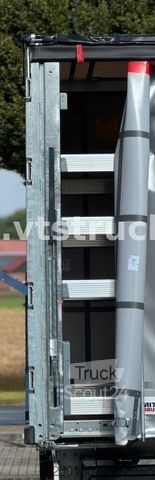 Open oplegger met zeil SCHMITZ CARGOBULL SCB S3 Lift Achse Edscha Hubdach