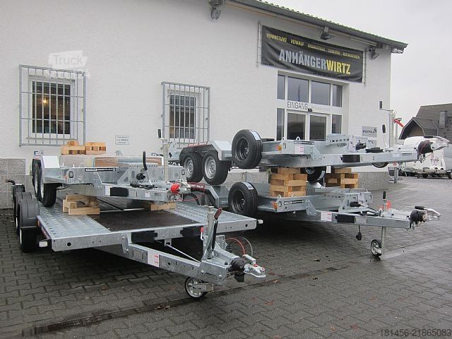 Dieplader bouw transport Brian James Trailers Digger Plant 3500kg 2840kg Nutzlast sofort