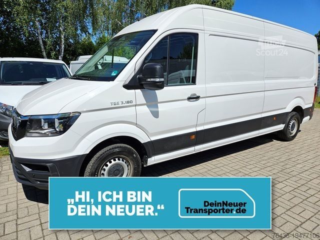 Aukštas mikroautobusas MAN TGE 3.180 MAXI|AUTOMATIK|3,0t AHK|->OHNE SCHÄDEN