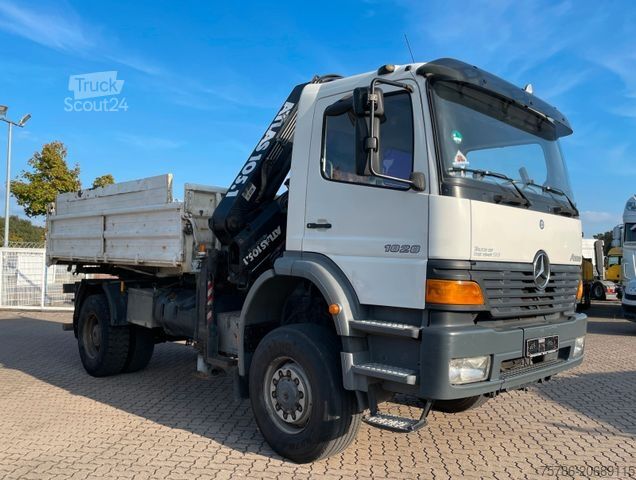 Kiper kamion MERCEDES-BENZ Atego 1828 BB 4x4/ DPF/ AC/ Meiller/ Atlas 105.1