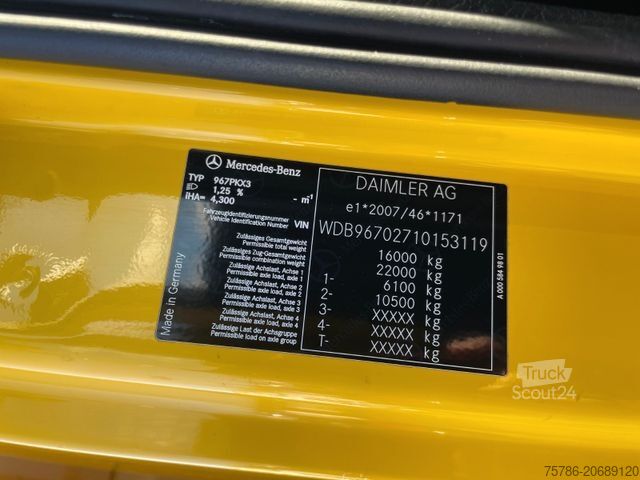 Autožeriav MERCEDES-BENZ Atego 1522 L /  AC/ Atlas AK 88.3 + Funk+5/6 Kr.