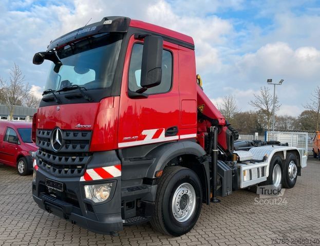 Autožeriav MERCEDES-BENZ Arocs 2542 BL/ Meiller/Palfinger PK18002/ 2xFunk