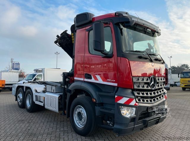 Autožeriav MERCEDES-BENZ Arocs 2542 BL/ Meiller/Palfinger PK18002/ 2xFunk