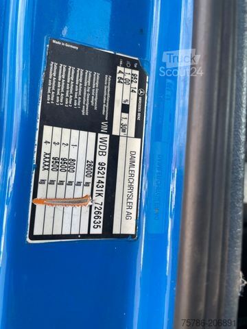 Vrachtauto met open laadbak MERCEDES-BENZ Actros 2648 BB Kipper Hiab 122E5 + Funk + Winde