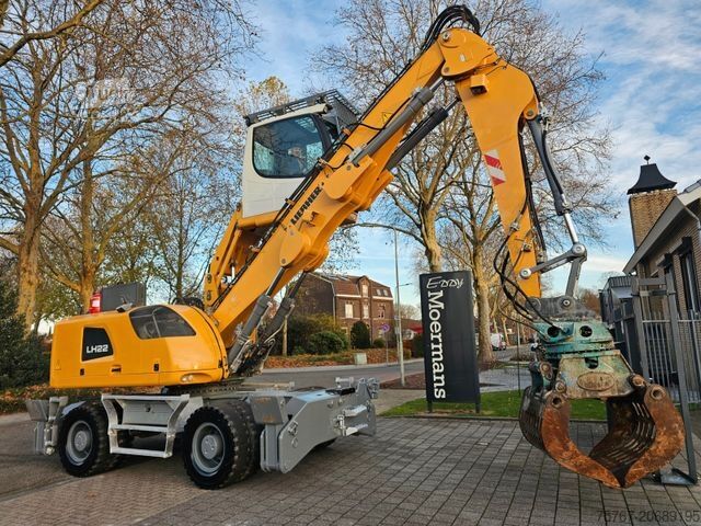 حفار متحرك LIEBHERR LH 22M Mit Dehaco Sortiergreifer