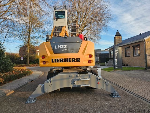حفار متحرك LIEBHERR LH 22M Mit Dehaco Sortiergreifer