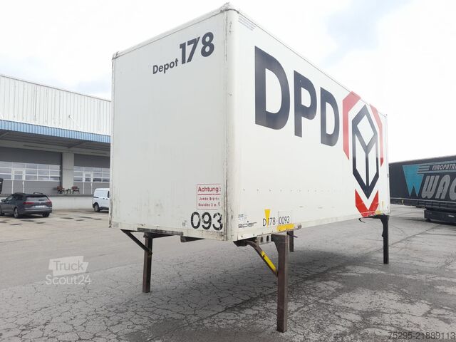 Търговско превозно средство Spier BDF 745 Koffer Wechselbrücke Jumbo Rolltor