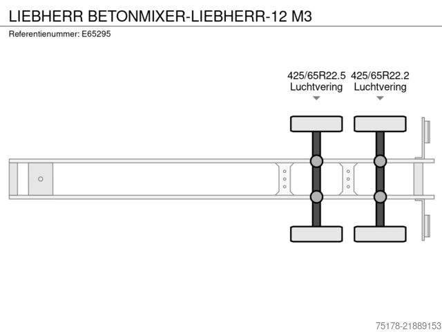 Blender LIEBHERR BETONMIXER-LIEBHERR-12 M3