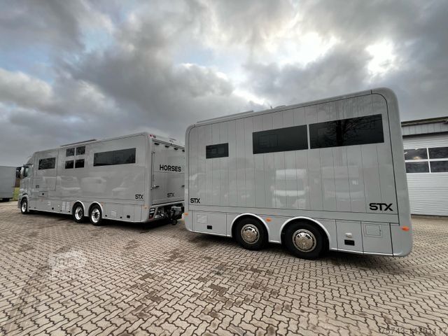 Paardentransportaanhanger  STX Trailer  3-4 Pferde Wohnung, Dusche WC,