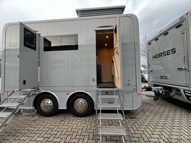 Paardentransportaanhanger  STX Trailer  3-4 Pferde Wohnung, Dusche WC,