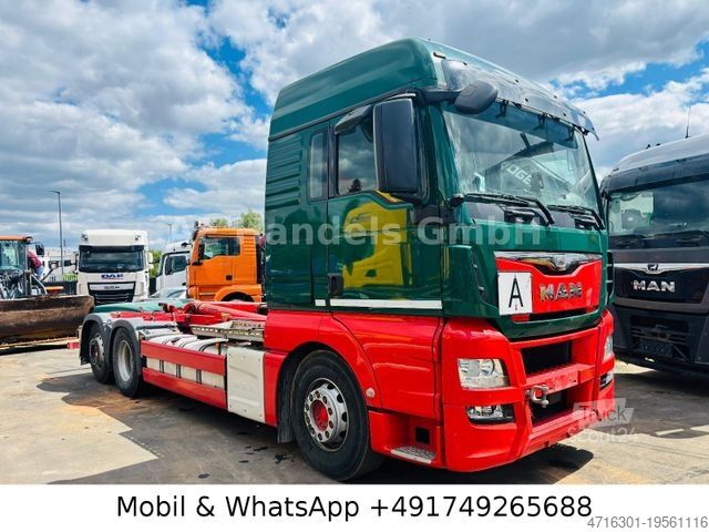 Roll-off tipper truck MAN TGX 26.440 XLX BL 6x2 *Retarder/MEILLER-RK-20.65