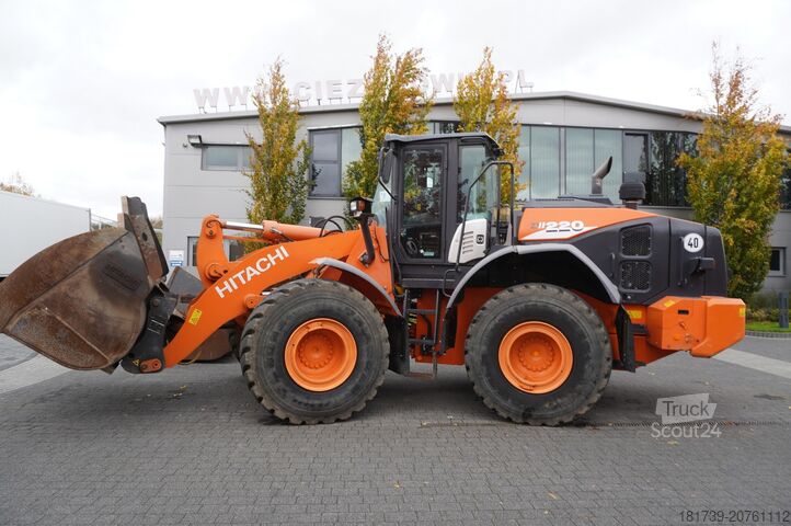 Artikulētais iekrāvējs Hitachi ZW220 articulated loader / 2 buckets