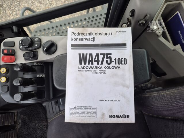 Pala gommata Komatsu Komatsu WA475-10E0 wheel loader / 2023 / 3300 MT