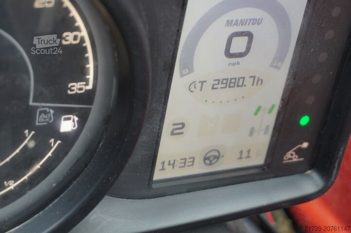 Teleskopik yükleyici Manitou MT 730 H/ 7 m reach/ 3 t / height 190 cm