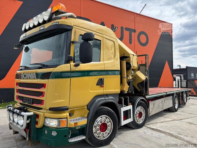 Atviras korpusas Scania G450 Palfinger PK 92 / Platform L=7477 mm