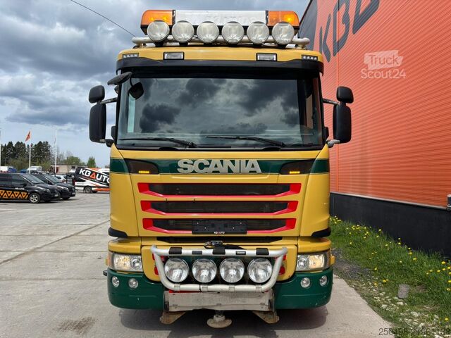 Atviras korpusas Scania G450 Palfinger PK 92 / Platform L=7477 mm