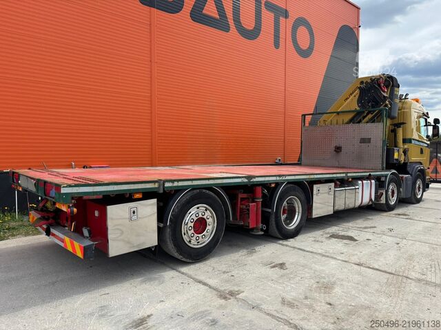 Atviras korpusas Scania G450 Palfinger PK 92 / Platform L=7477 mm