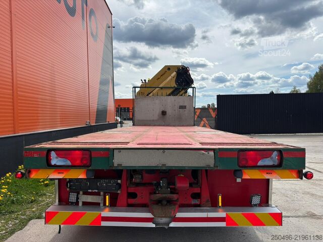 Atviras korpusas Scania G450 Palfinger PK 92 / Platform L=7477 mm