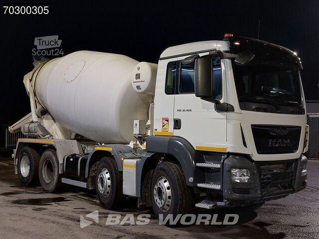 Mixeur MAN TGS 32.420 TGS 8X4 9m3 mixer Steelsuspension Au...