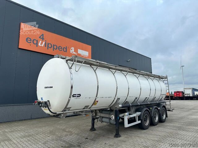 Citerne alimentaire Van Hool FOOD / RVS chassis / empty weight: 5.860kg / 29...