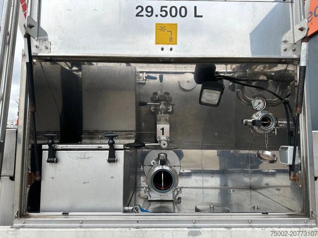 Citerne alimentaire Van Hool FOOD / RVS chassis / empty weight: 5.860kg / 29...