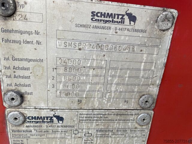 Transport de conteneurs Schmitz SCF 24 Chassis / 20-2x20-30-40 FT / SAF Axles /...