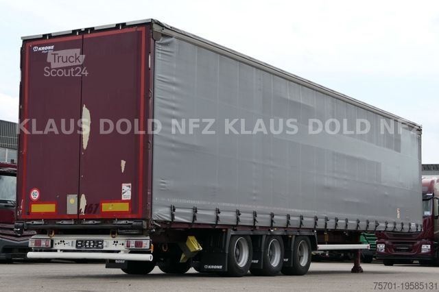 Auflieger mit Pritsche & Plane KRONE Pritsche Plane XL MegaLiner BWP Edscha Bordwände