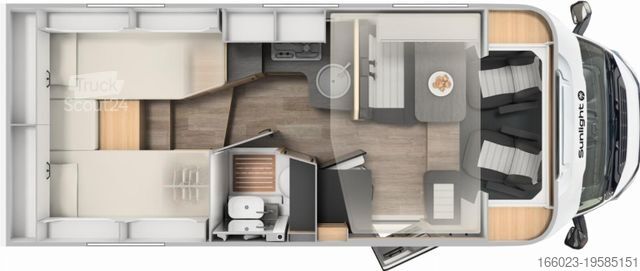 Yarı entegre karavan SUNLIGHT Adventure T 67S
