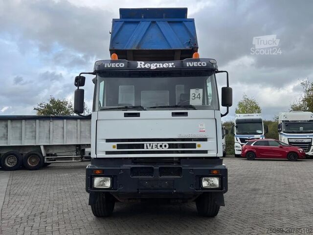 3-stranski nakladalnik Iveco Eurotrakker 340E37 8x4, Manual injection,  STEE...