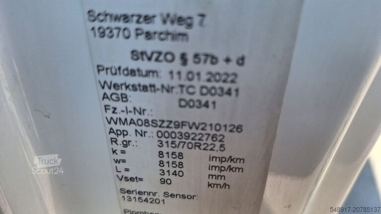 شاحنة جر MAN TGS 18.440 FSA / 4x2 BLS بنظام هيدروليك إمالة MAN TGS 18.440 FSA / 4x2 BLS Kipphydraulik