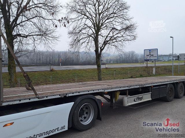 Remorque semi-ouverte Fliegl SDS 350 Plateau !!